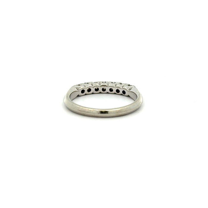 Vintage 0.25ctw Diamond Wedding Band in 14k White Gold